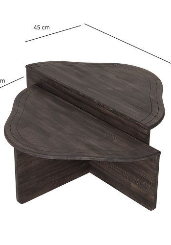 NORDVÄRK Altopiano sofabord, antracit