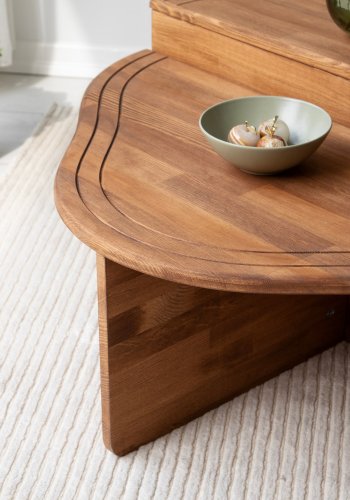 NORDVÄRK Altopiano sofabord, kastanje