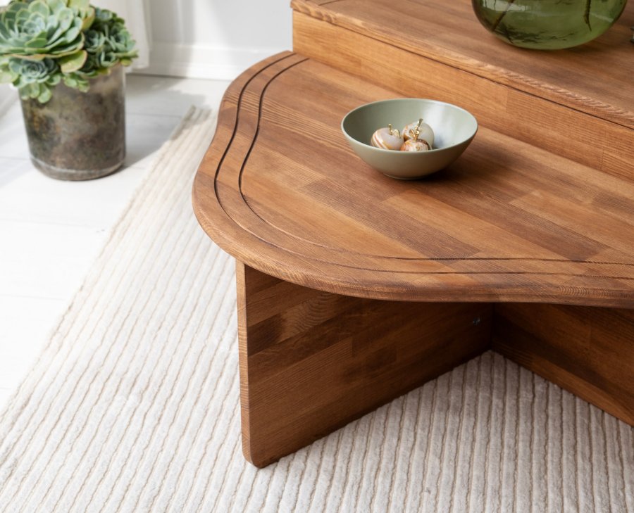 NORDVÄRK Altopiano sofabord, kastanje