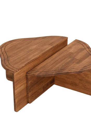 NORDVÄRK Altopiano sofabord, kastanje