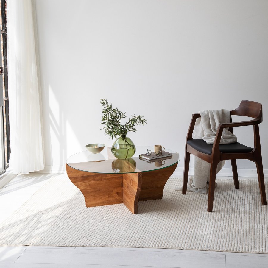 NORDVÄRK Amphora sofabord, kastanje