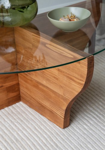 NORDVÄRK Amphora sofabord, kastanje