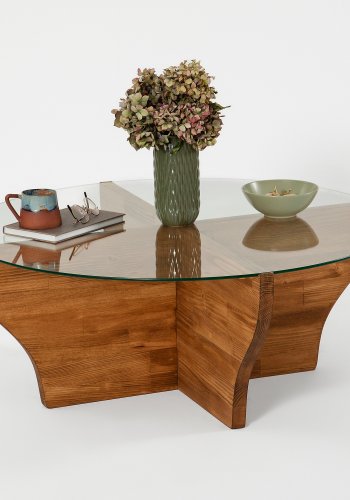 NORDVÄRK Amphora sofabord, kastanje