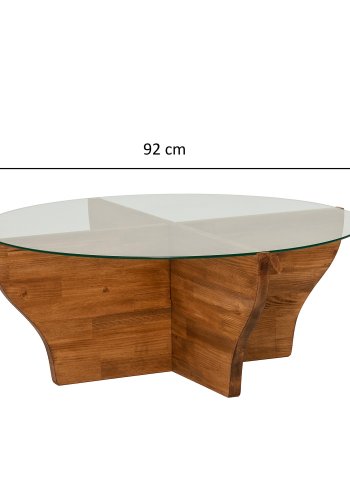 NORDVÄRK Amphora sofabord, kastanje