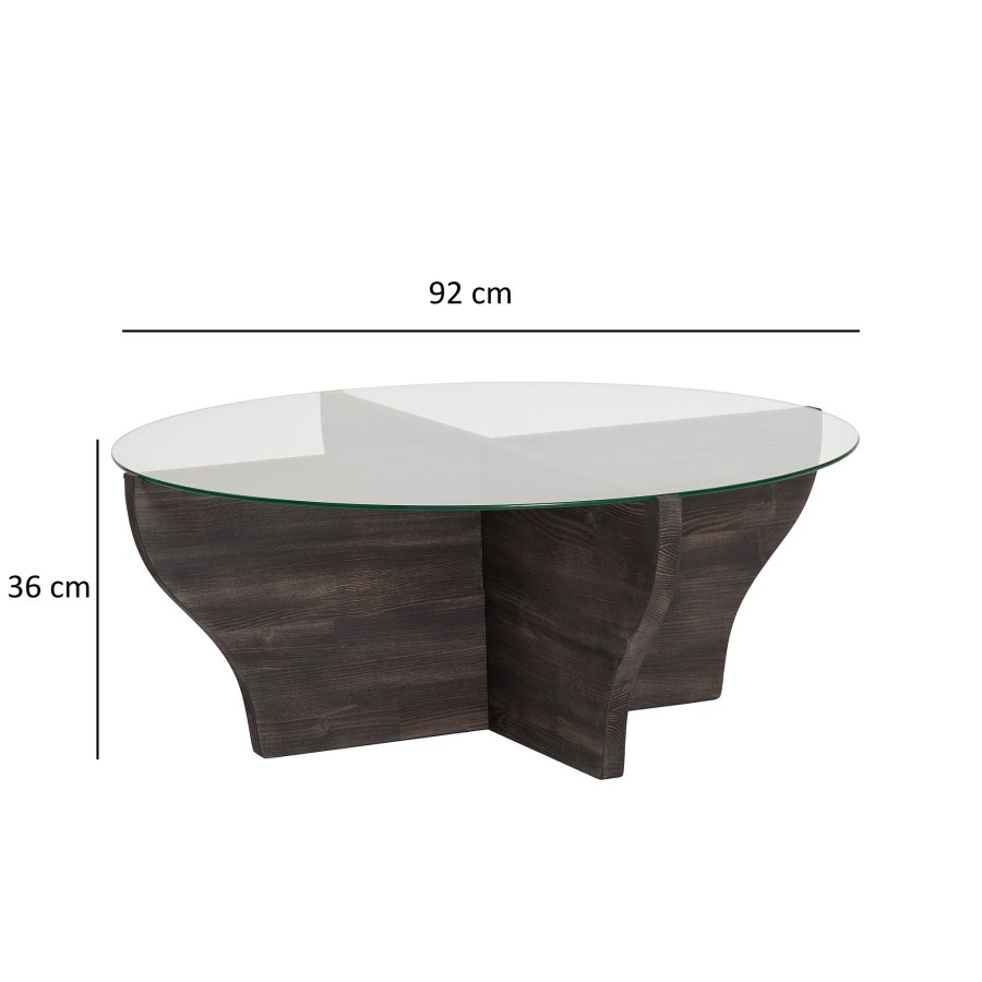 NORDVÄRK Amphora sofabord, antracit