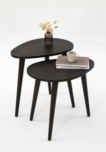 NORDVÄRK Sdt redebord (2 stk), antracit