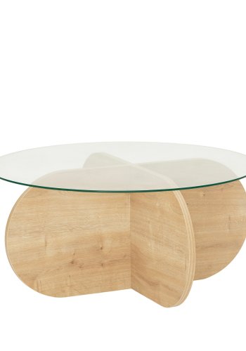 NORDVÄRK Bubble sofabord, safir eg