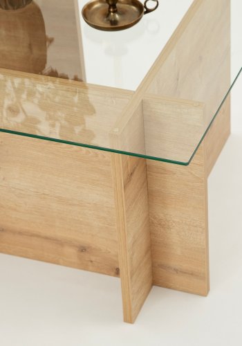 NORDVÄRK Escape sofabord, safir eg