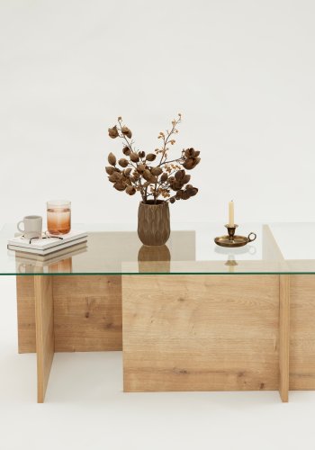 NORDVÄRK Escape sofabord, safir eg