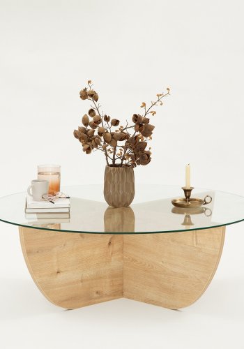 NORDVÄRK Lily sofabord, safir eg