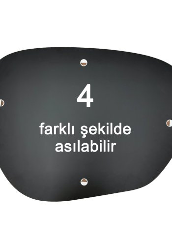 NORDVÄRK Amorft spejl, gennemsigtigt