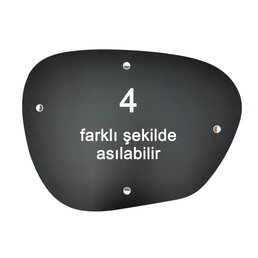 NORDVÄRK Amorft spejl, gennemsigtigt