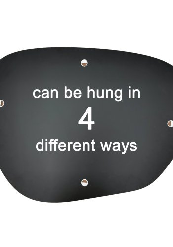 NORDVÄRK Amorft spejl, gennemsigtigt