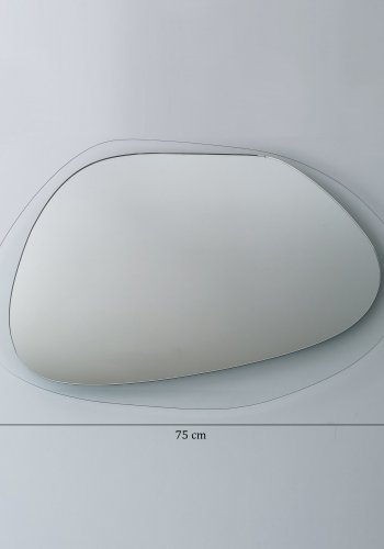 NORDVÄRK Aqua spejl, gennemsigtig