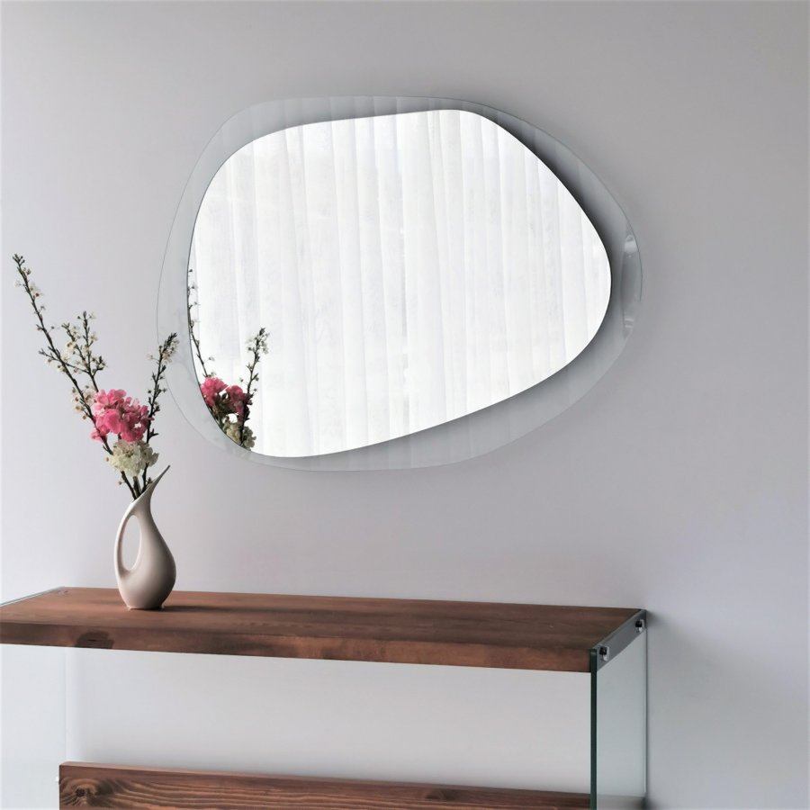 NORDVÄRK Aqua spejl, gennemsigtig