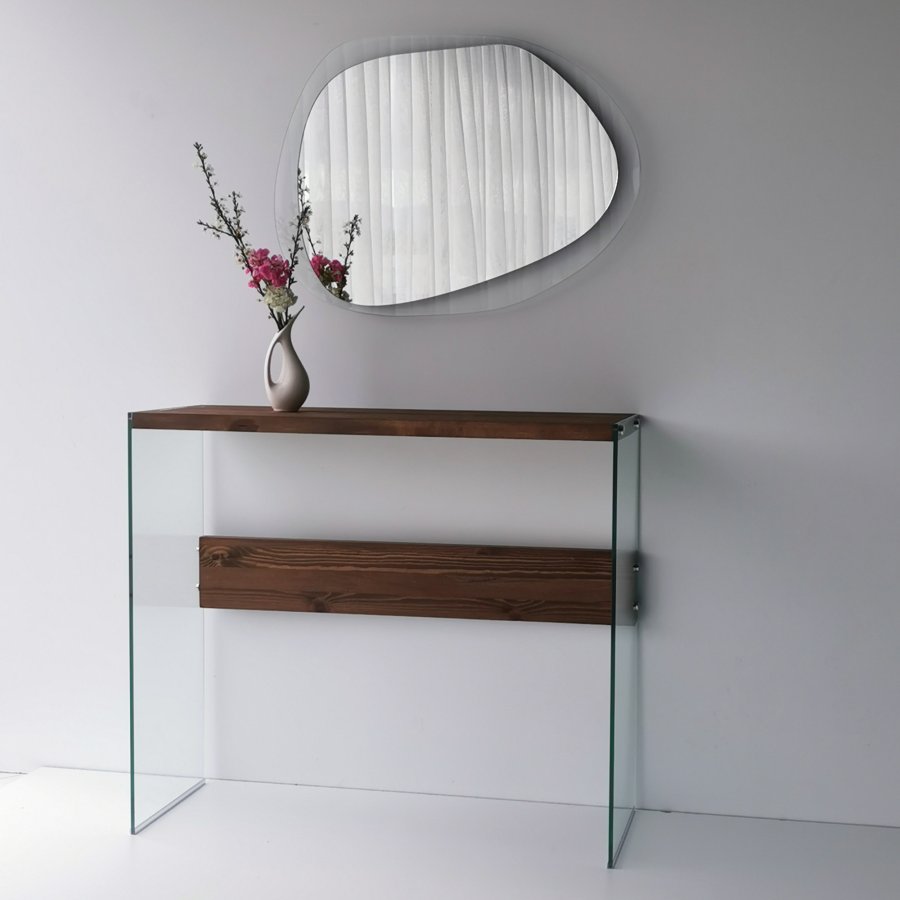 NORDVÄRK Aqua spejl, gennemsigtig