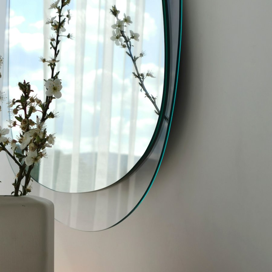 NORDVÄRK Aqua spejl, gennemsigtig