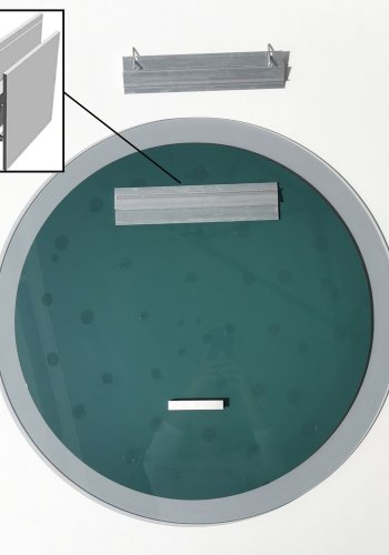 NORDVÄRK Aqua spejl, gennemsigtig