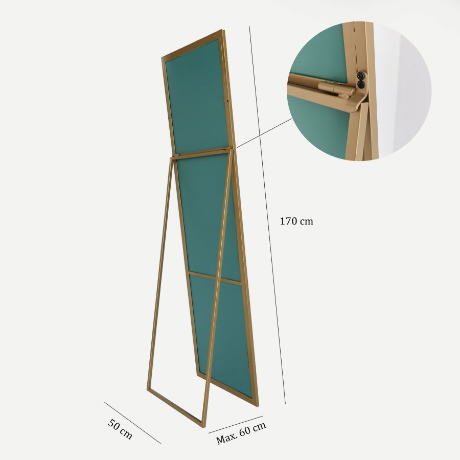 NORDVÄRK Cool Cheval Spejl, Guld