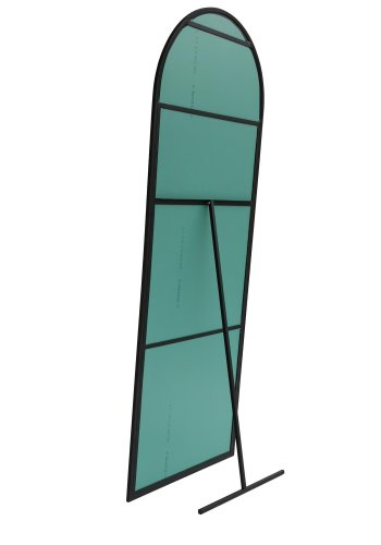 NORDVÄRK Portal Cheval spejl, mat sort