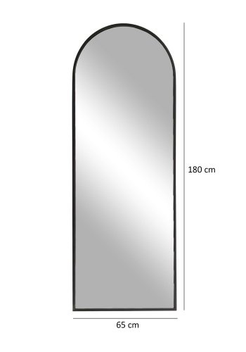 NORDVÄRK Portal Cheval spejl, mat sort