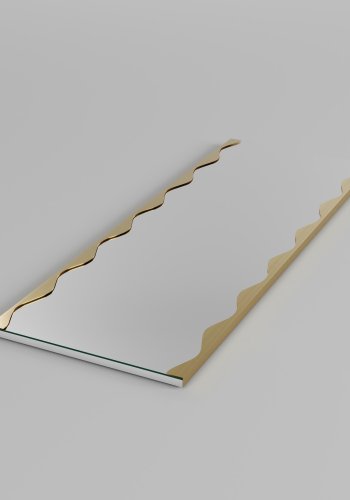 NORDVÄRK Melodia spejl, guld