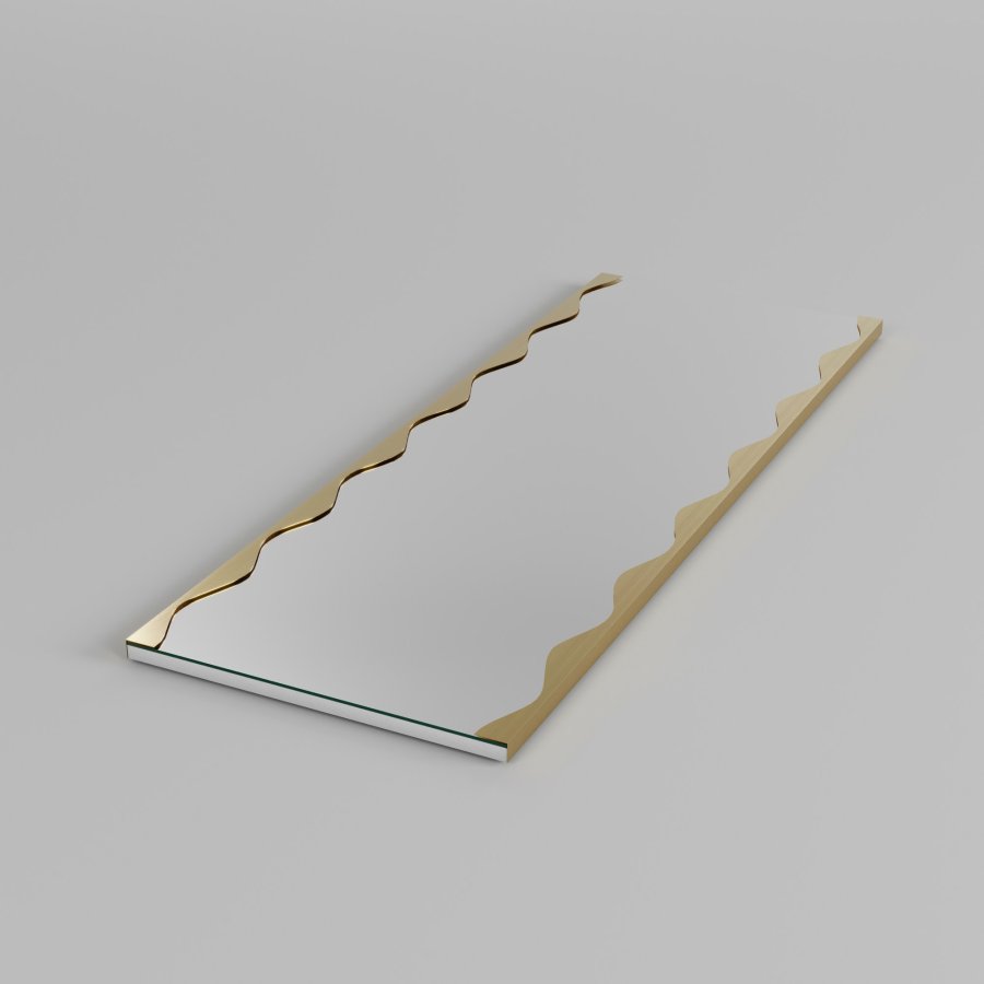 NORDVÄRK Melodia spejl, guld