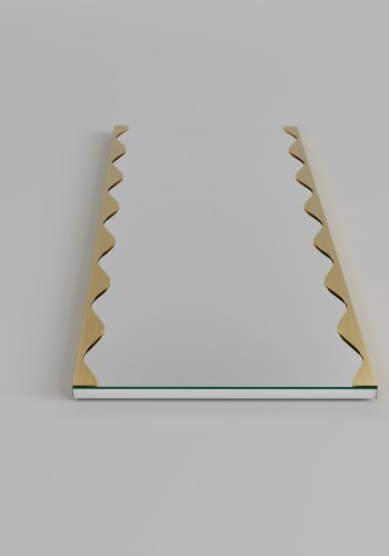 NORDVÄRK Melodia spejl, guld