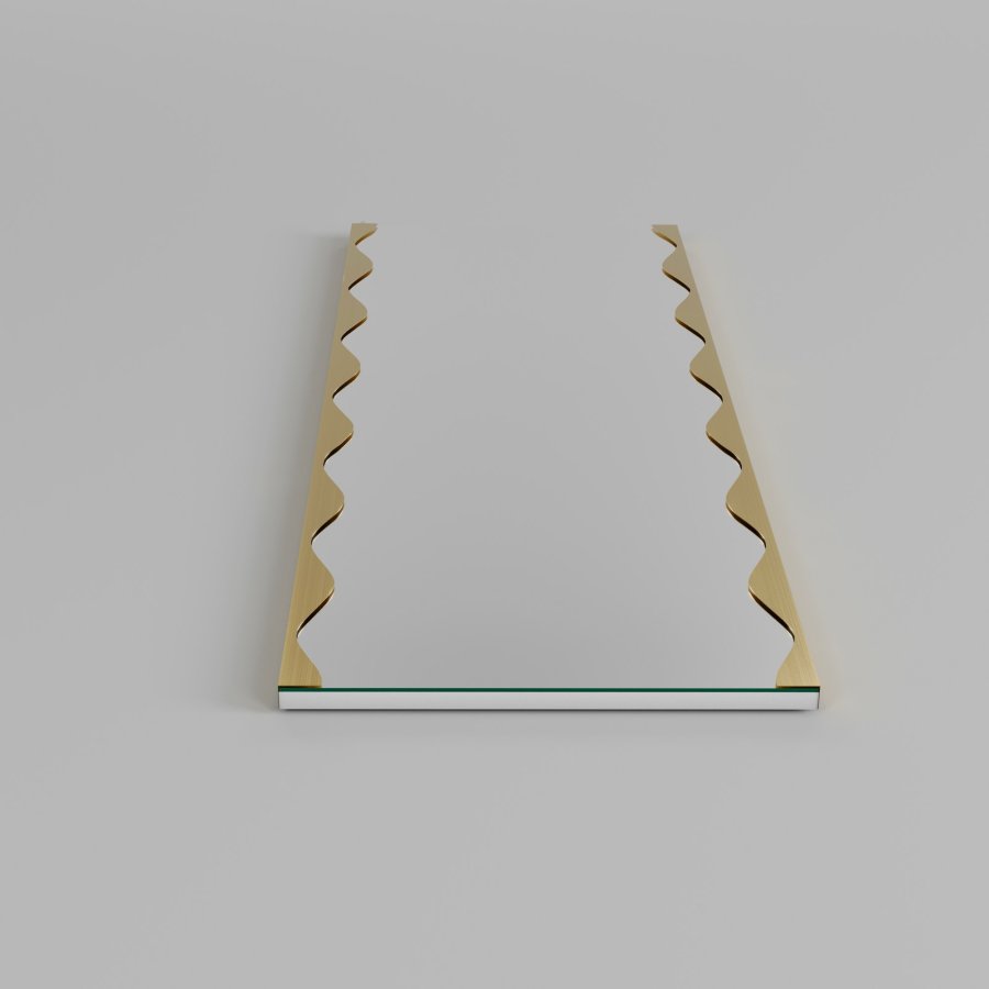 NORDVÄRK Melodia spejl, guld