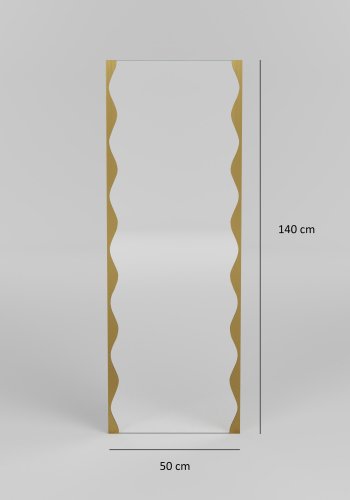 NORDVÄRK Melodia spejl, guld