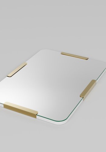 NORDVÄRK Pera spejl, guld