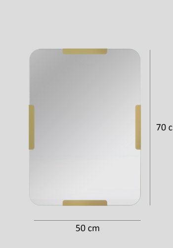 NORDVÄRK Pera spejl, guld