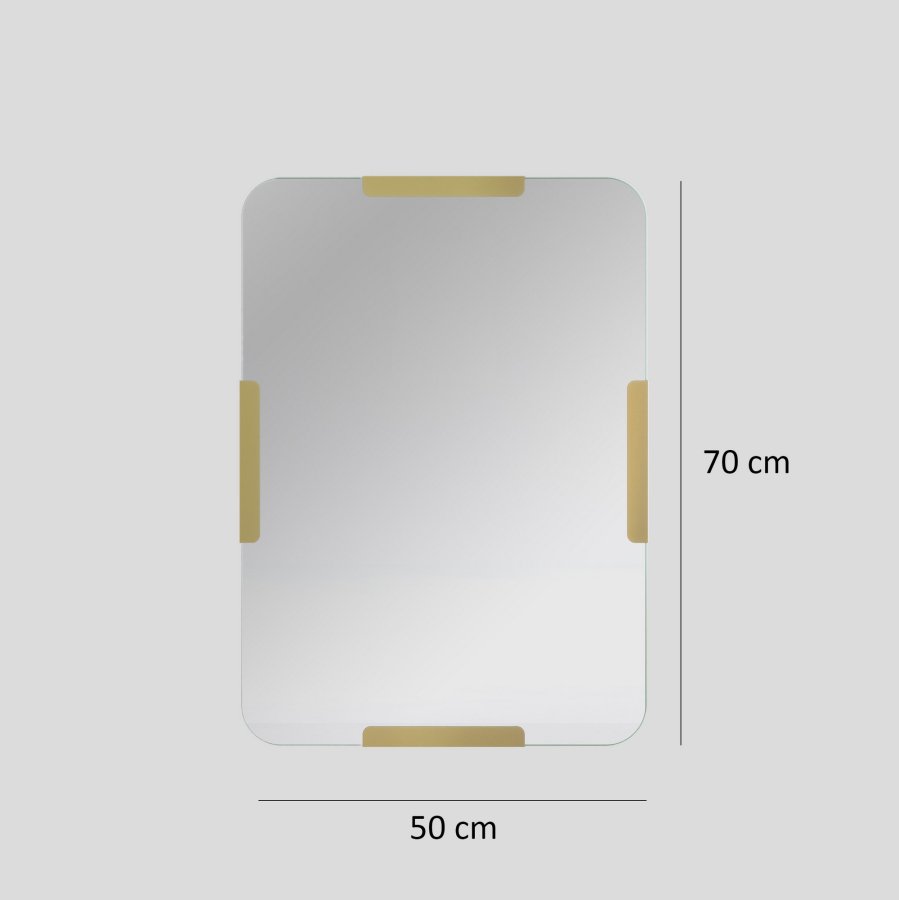 NORDVÄRK Pera spejl, guld