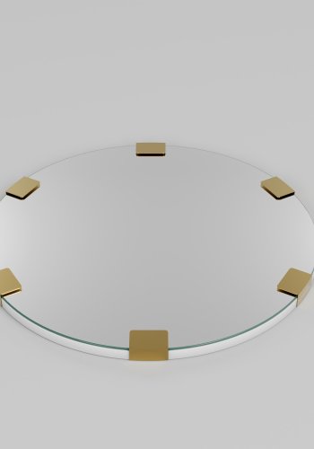 NORDVÄRK Chakra spejl, guld