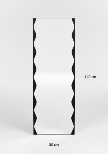 NORDVÄRK Melodia spejl, sort