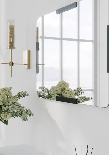 NORDVÄRK Pera spejl, sort