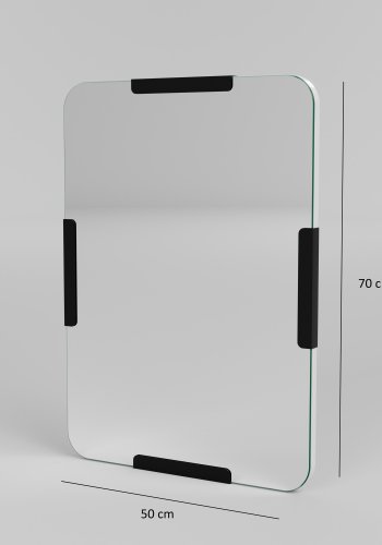 NORDVÄRK Pera spejl, sort