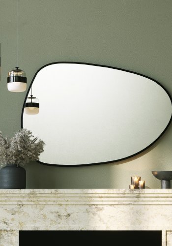 NORDVÄRK Pietra spejl, sort