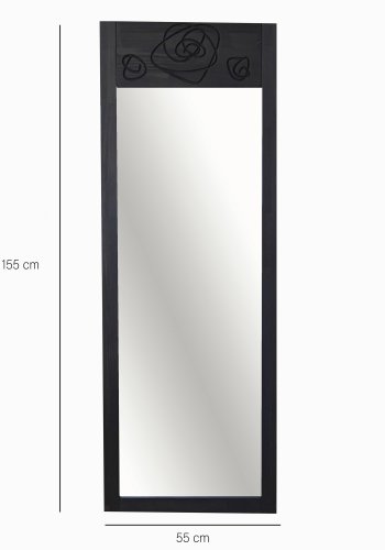 NORDVÄRK Roses Cheval Mirror, antracit