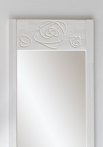 NORDVÄRK Roses Cheval Spejl, Hvid