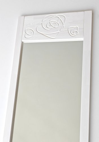 NORDVÄRK Roses Cheval Spejl, Hvid