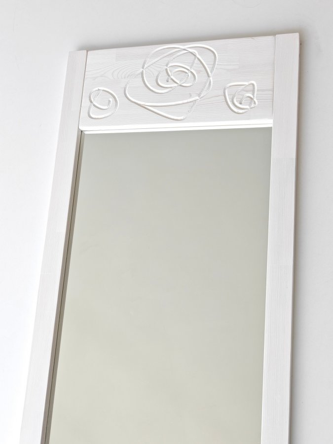 NORDVÄRK Roses Cheval Spejl, Hvid