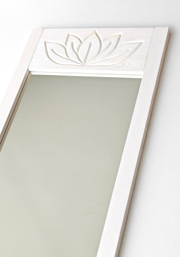 NORDVÄRK Lotus Cheval Spejl, Hvid