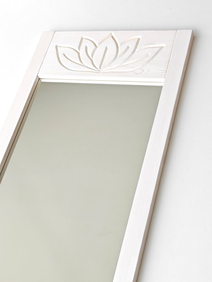 NORDVÄRK Lotus Cheval Spejl, Hvid