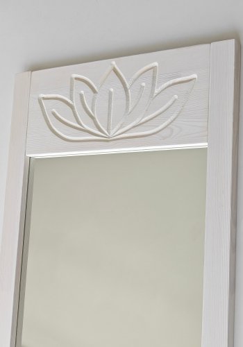 NORDVÄRK Lotus Cheval Spejl, Hvid