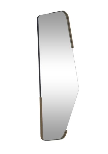 NORDVÄRK Uregelmssigt spejl, sort