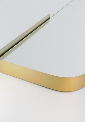 NORDVÄRK Uregelmssigt spejl, sort