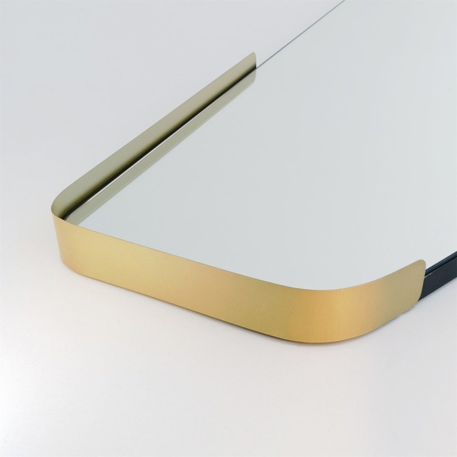 NORDVÄRK Uregelmssigt spejl, sort