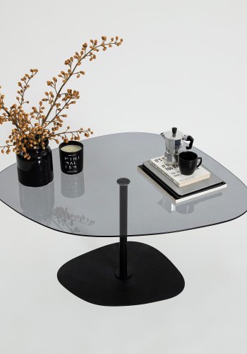 NORDVÄRK Soho sofabord, mrkegrSort