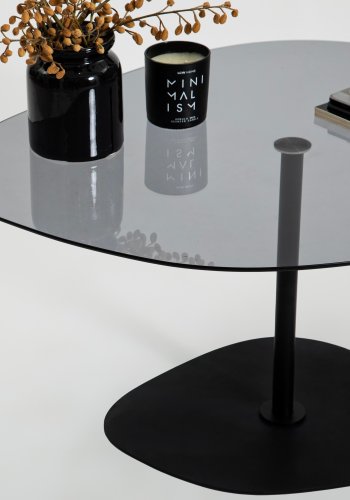 NORDVÄRK Soho sofabord, mrkegrSort